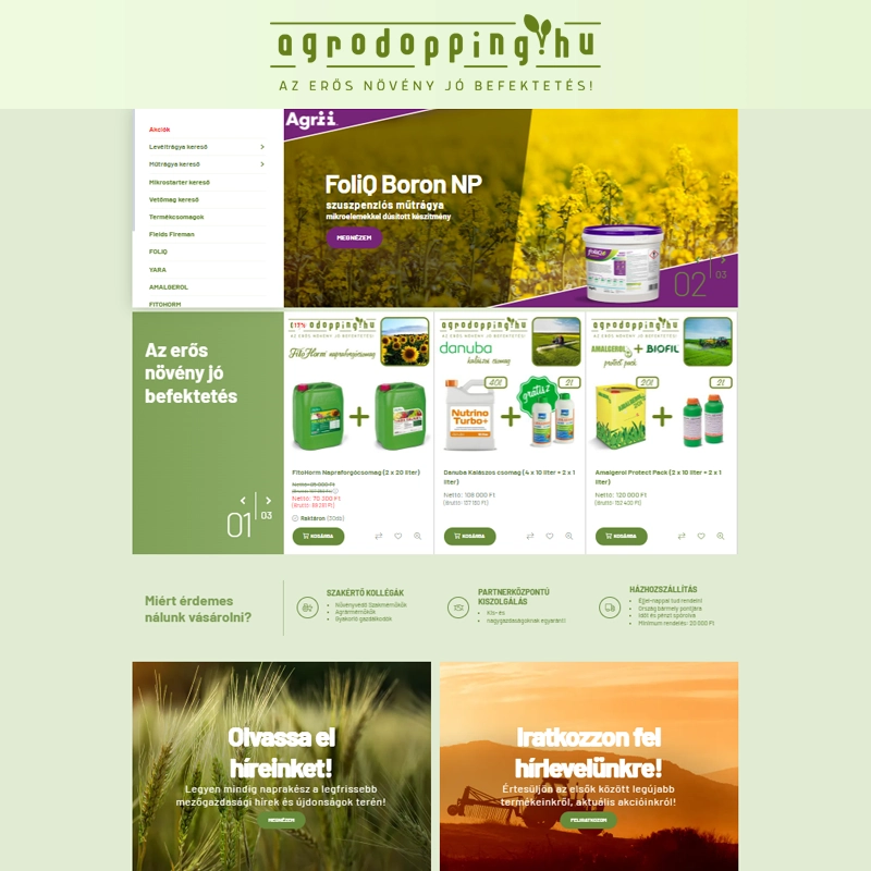 UNAS webshop | agrodopping