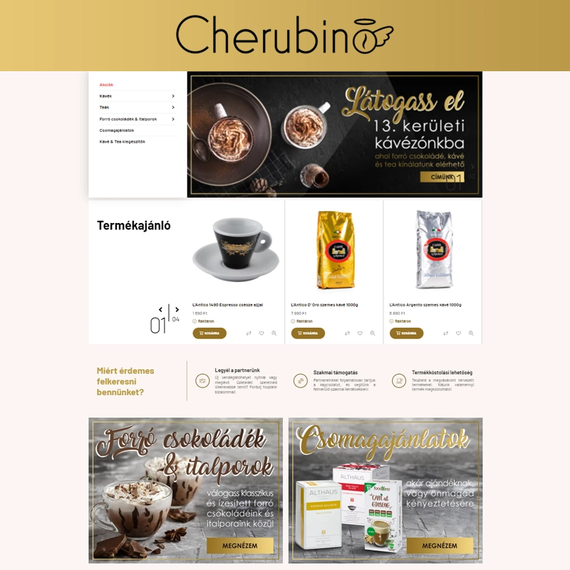UNAS webshop | cherubino