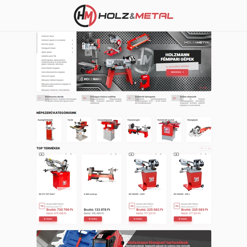 UNAS webshop | holzmetalshop