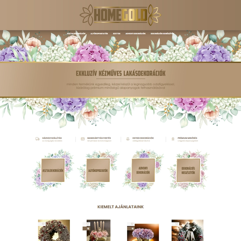 UNAS webshop | homegold