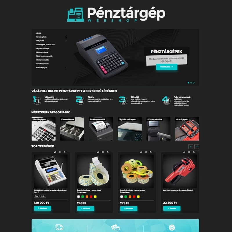 UNAS webshop | penztargepwebshop